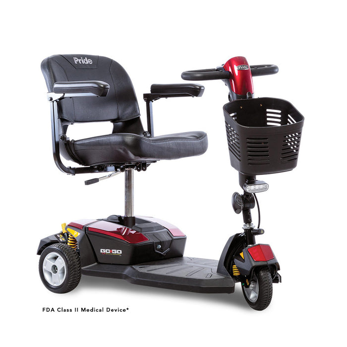 Pride Go Go LX w/ CTS 3-Wheel Mobility Scooter